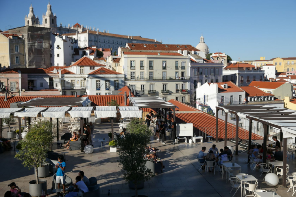 vista da cidade portuguesa